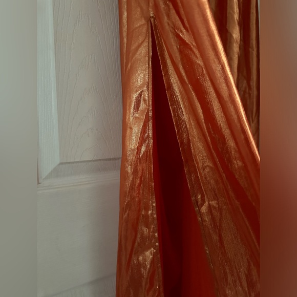 Anthropologie Orange Maxi Dress - Picture 7 of 10